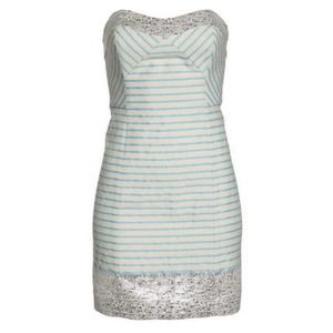 NWT Lilly Pulitzer REMI Dress in Bayview Striped Metallic Sz 4